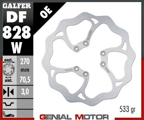 Galfer front brake disc wave - galfer,