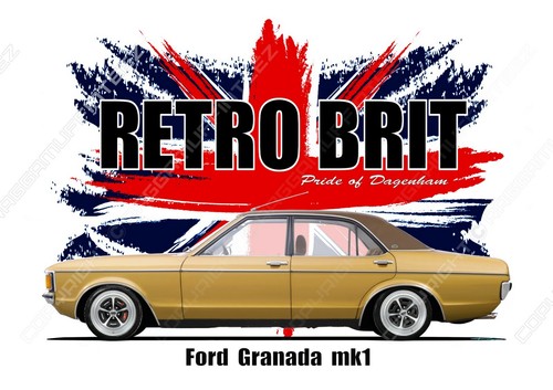 Ford granada mk1 shirt - ford,