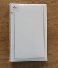 Walther Monza White 6x4 Slip In Photo Album - 300 Photos - Minor Damage
