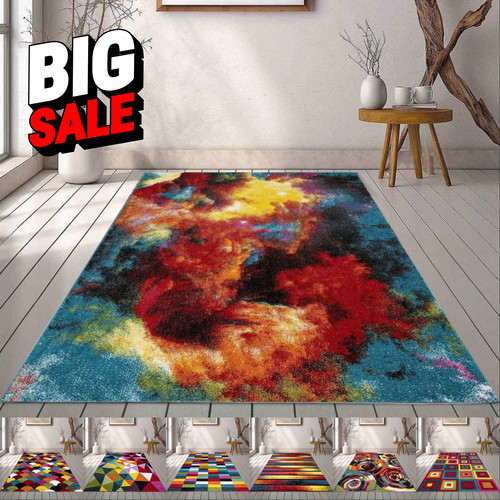 Large modern multi - multi, color
