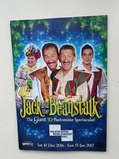 Panto  / Pantomime theatre programme JACK AND THE BEANSTALK CHUCKLE BROTHERS 