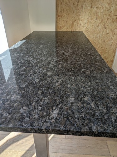 Solid granite table - solid,