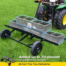 48” Tow Behind Dethatcher