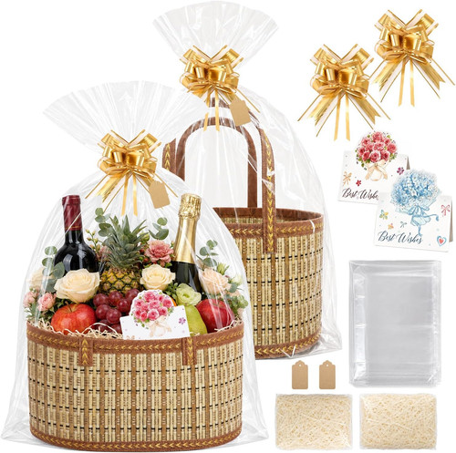 Set empty hamper baskets - empty,