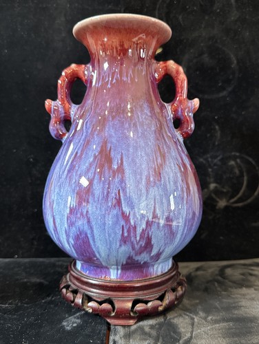 Chinese oxblood flambe glaze - chinese,