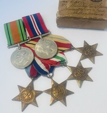 6 BRITISH WW2 MEDALS AFRICA