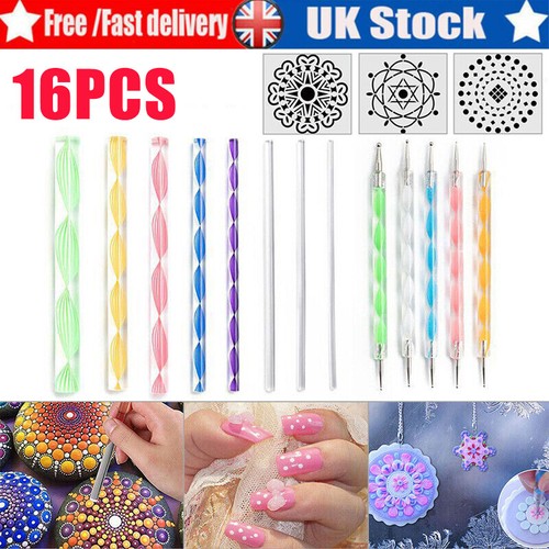 16pcs mandala dotting tools - dotting,