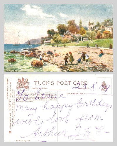 Vintage postcard the green - vintage,