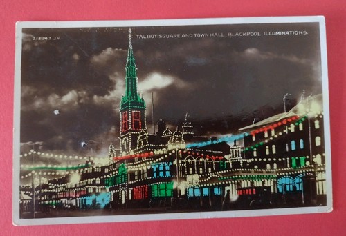 Postcard talbot square - square, town