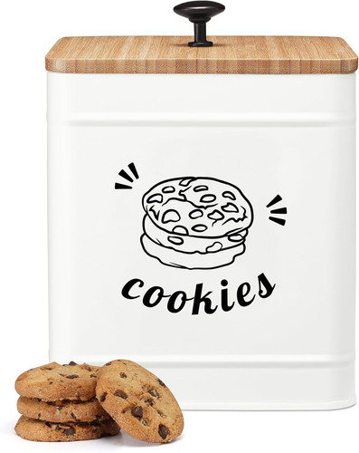 Cookie jar with - jar, lid