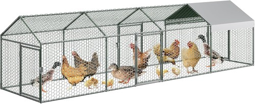 Metal chicken coop with - metal,
