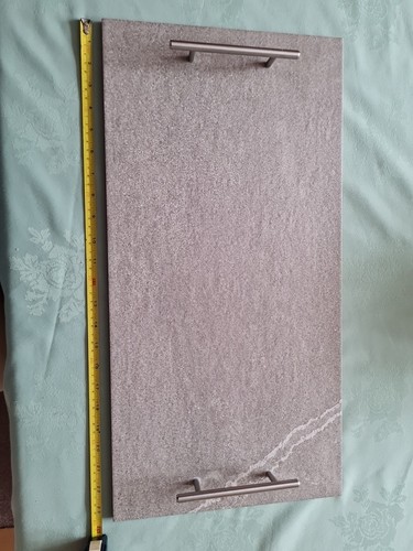 Large grey textured - large, italian