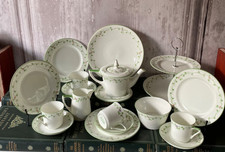 Vintage H.M. Williamson Art Nouveau in the Style of Novem Artem Tea Set for Four