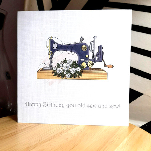 Old sewing machine black - sewing,
