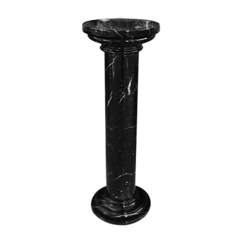 Black marble column - in, classic