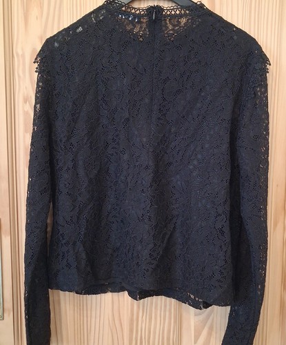 Ladies black top - top., size