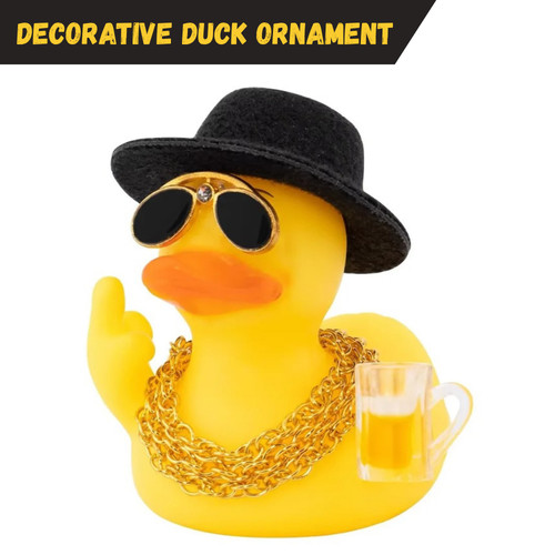Rubber duck car ornament funny - car,