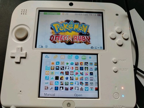 Nintendo 2ds white red - nintendo, &