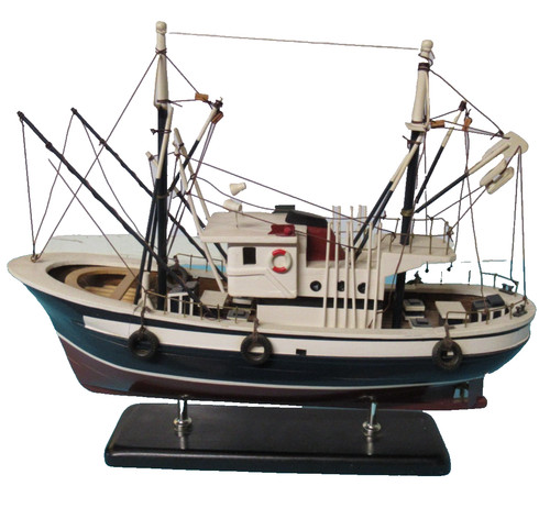 Vintage wooden fishing trawler - fishing,