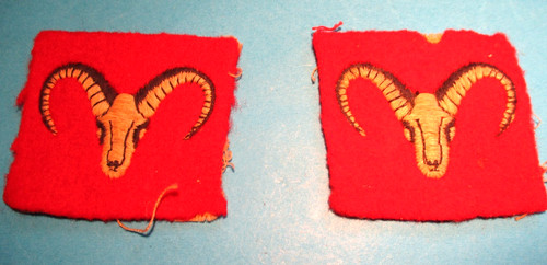 Formation signs pair 1st army - formation,