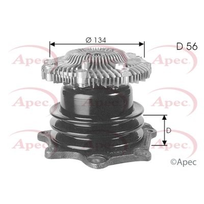 Apec engine cooling water pump - apec,
