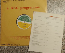 BBC Transcription Disc Top Of The Pops 228 Moody Blues, Julie Driscoll, Lulu