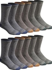 12 Pairs DICKIES Mens Industrial Crew Boot Work Socks Thick Heavy Duty 6-11 lot