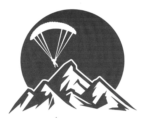 Paragliding sticker - , 1x