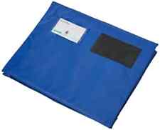 Versapak 355 x 250 x 75 mm Mailing Pouch with Gusset Button Seal- Blue