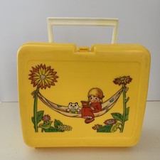 Vintage Yellow Plastic Lunch
