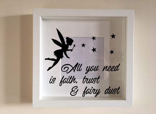Box frame vinyl decal - frame,