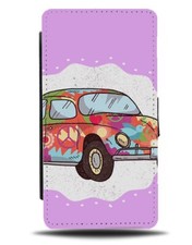 Hippie Car Flip Wallet Case