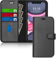 Case For iPhone 17 16e 15 14 13 12 11Pro XR SE 16 17 Pro Max Leather Flip Wallet