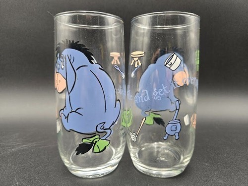Disney eeyore drinking - disney, glasses