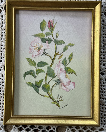 Vintage original watercolour - vintage,