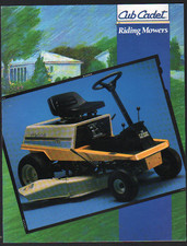 Cub Cadet Models 804 and 1106 Riding Mowers Brochure Leaflet