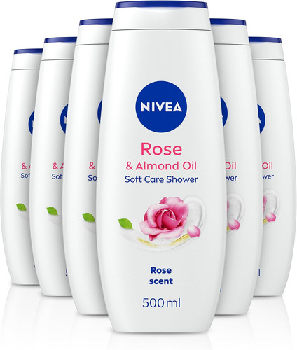 Nivea rose almond oil - almond, shower