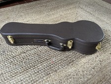 Freestyle Brown Deluxe Wood-shell Tenor Ukulele Lockable Hard Case Used VGC
