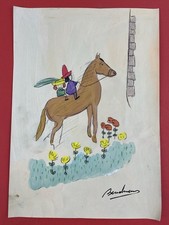 Ludwig Bemelmans Drawing on