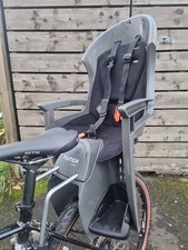 Hamax Kiss Child Bike Seat Grey/Black, Quick-Release, Reflective