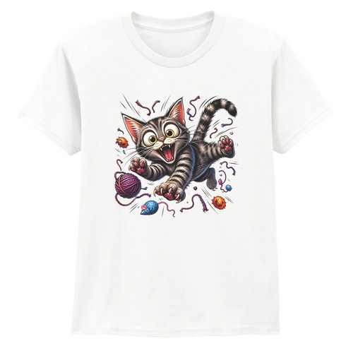 Funny kitten kids shirt - funny,