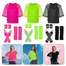Women 80s T Shirts Neon