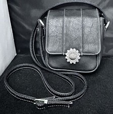 Fiorelli ‘Standard City Equipment’ Black Bag Crossbody Long Strap Stitching