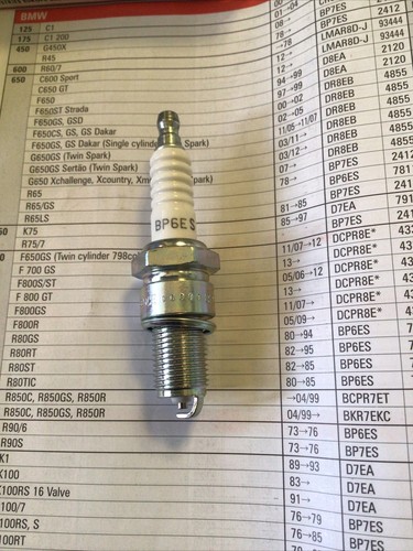 Ngk bp6es spark plug - bp6es, bmw