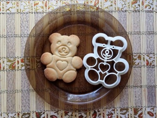 Teddy bear cookie - teddy,
