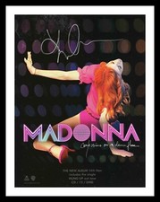 MADONNA AUTOGRAPHED SIGNED &