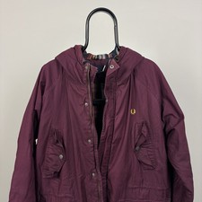 Fred Perry Navy Hooded Parka