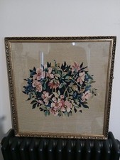 Vintage Embroidered Picture