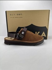 SHAKA Snug Hairy Suede Clogs