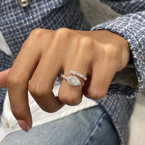 5ct tcw ring white - tcw, gold